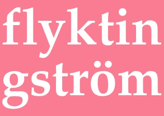 Synonym flyktingström