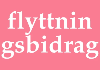 Synonym flyttningsbidrag