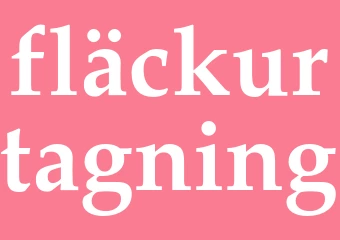 Synonym fläckurtagning