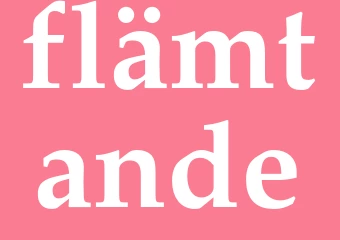 Synonym flämtande