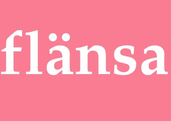 Synonym flänsa