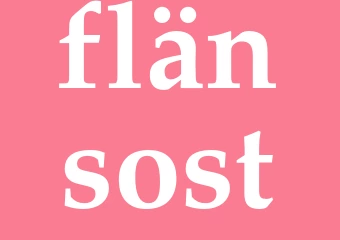 Synonym flänsost