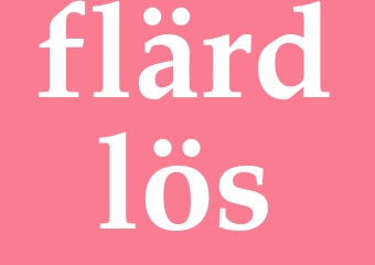 Synonym flärdlös