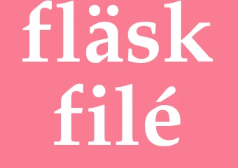 Synonym fläskfilé