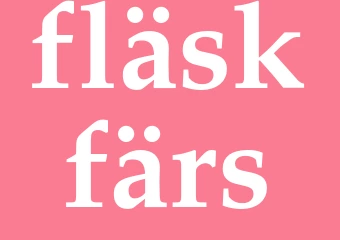 Synonym fläskfärs