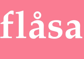 Synonym flåsa