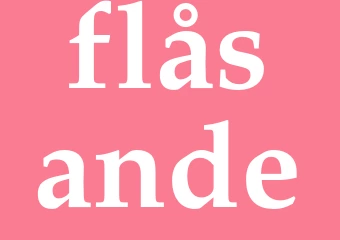 Synonym flåsande