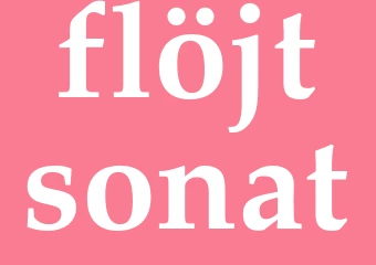 Synonym flöjtsonat