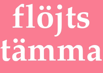 Synonym flöjtstämma