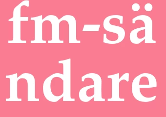 Synonym fm-sändare