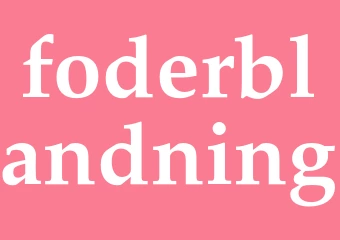 Synonym foderblandning