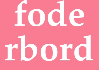 Synonym foderbord