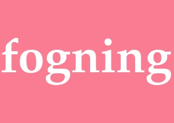 Synonym fogning