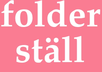 Synonym folderställ