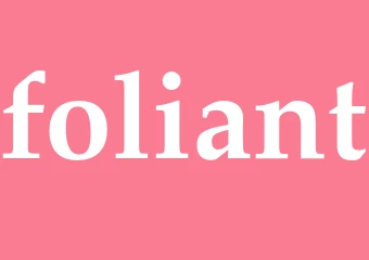 Synonym foliant