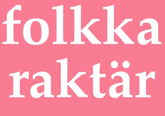 Synonym folkkaraktär