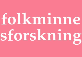 Synonym folkminnesforskning