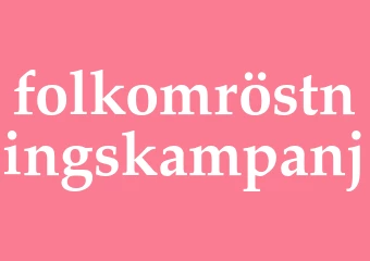 Synonym folkomröstningskampanj