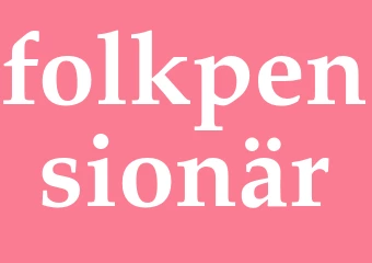 Synonym folkpensionär