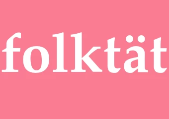 Synonym folktät