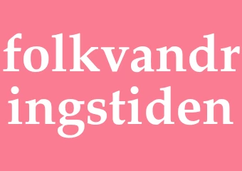 Synonym folkvandringstiden