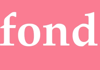 Synonym fond