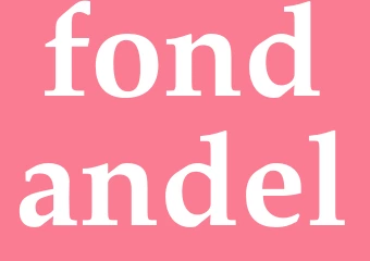 Synonym fondandel