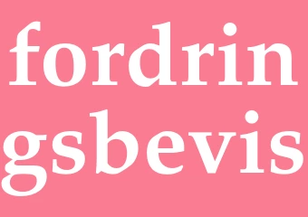 Synonym fordringsbevis