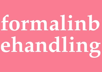 Synonym formalinbehandling