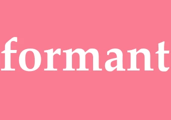 Synonym formant