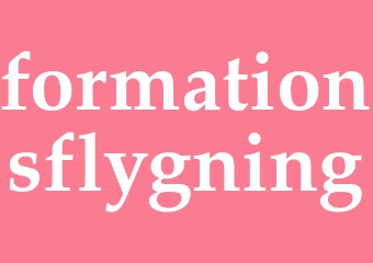 Synonym formationsflygning
