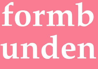 Synonym formbunden