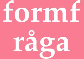 Synonym formfråga