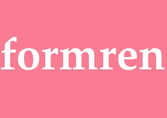 Synonym formren