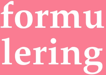 Synonym formulering