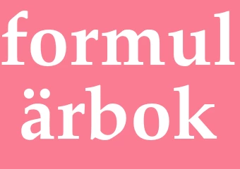 Synonym formulärbok