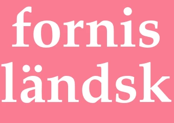 Synonym fornisländsk