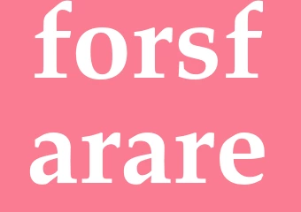 Synonym forsfarare