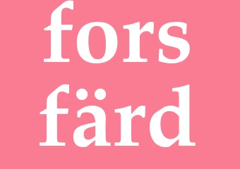 Synonym forsfärd