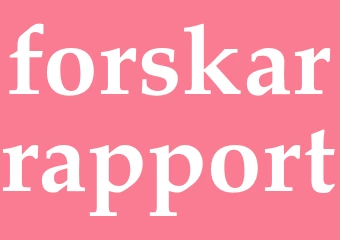 Synonym forskarrapport