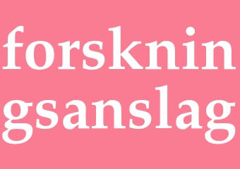 Synonym forskningsanslag