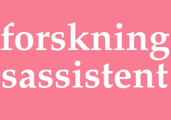 Synonym forskningsassistent