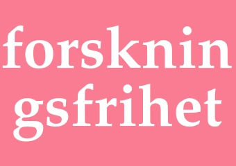 Synonym forskningsfrihet
