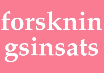 Synonym forskningsinsats