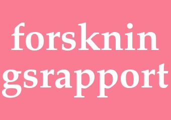 Synonym forskningsrapport