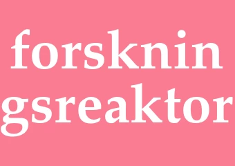 Synonym forskningsreaktor