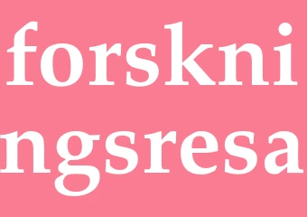 Synonym forskningsresa