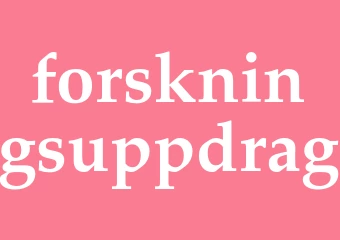 Synonym forskningsuppdrag