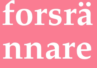 Synonym forsrännare
