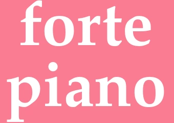 Synonym fortepiano